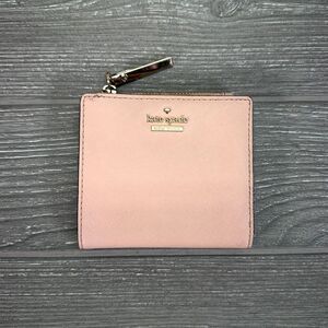 Kate Spade New York Adalyn Card Holder Wallet Coin Purse Blush Pink - Flaws